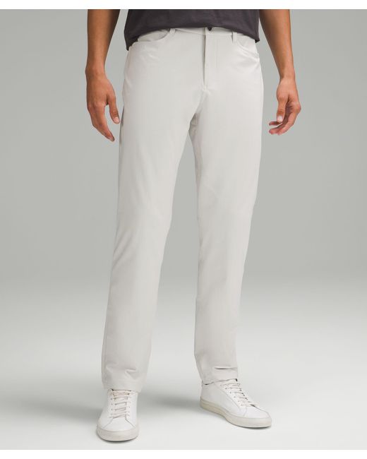 lululemon athletica Abc Classic-fit 5 Pocket Trousers 34"l Warpstreme - Color White - Size 29 for men