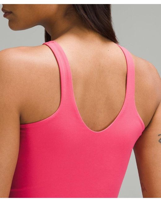 lululemon athletica Red – Bend This V And Racer Sports Bra Light Support, A-C Cups – –