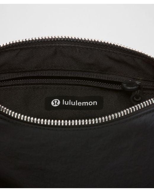 lululemon athletica Black Ruched Shoulder Bag Mini 1.5L