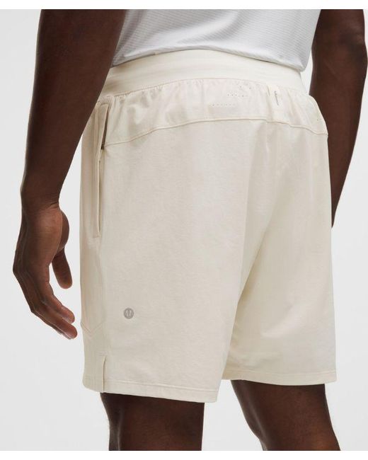 lululemon athletica White – License To Train Lined Shorts – 7" – – Size Large for men