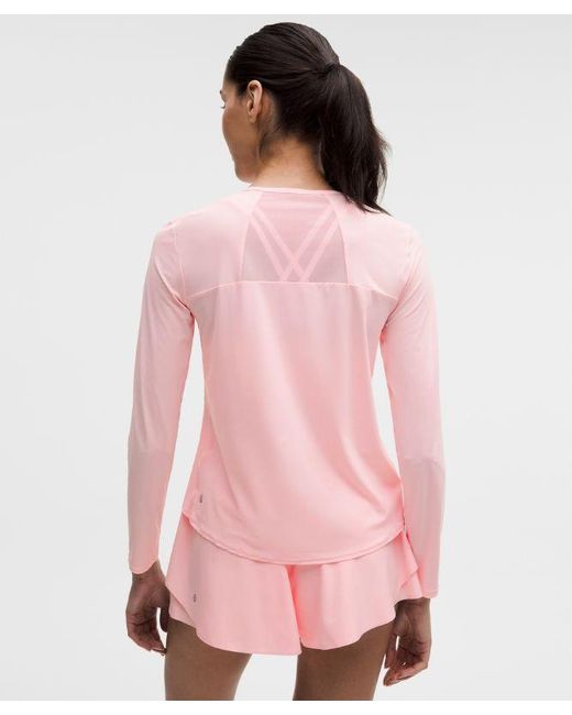 lululemon athletica Pink Sculpt Long-Sleeve Shirt