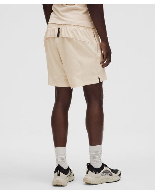 lululemon athletica Natural – Swift Lightweight Linerless Shorts Slnsh Collection – 6" – – Size Large for men