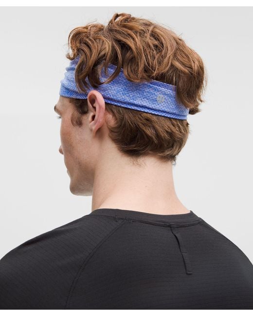 lululemon athletica Blue Metal Vent Tech Seamless Wide Headband