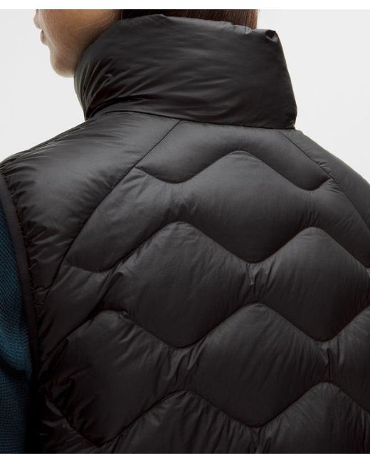 lululemon athletica Black Featherweight 900-Down-Fill Quilted Vest