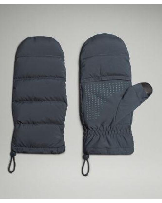 lululemon athletica Blue Wunder Puff Mittens