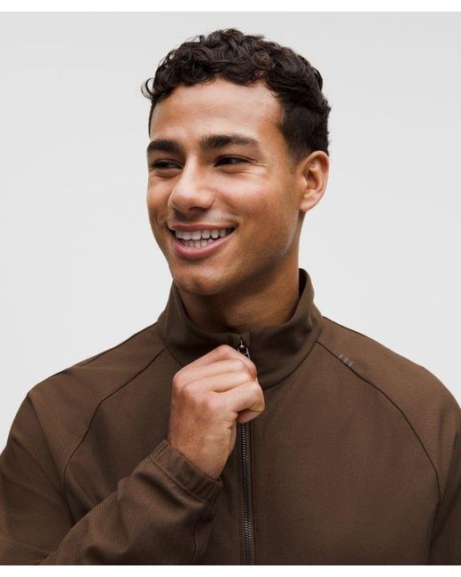lululemon athletica Brown – Knit Warm-Up Jacket – – Size Small for men