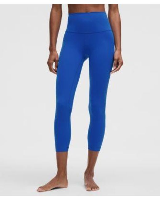 lululemon athletica Blue Align High-Rise Crop 23"