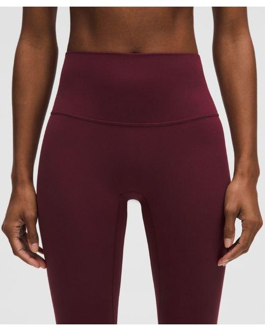 lululemon athletica Red Align No Line High-Rise Pant 25"