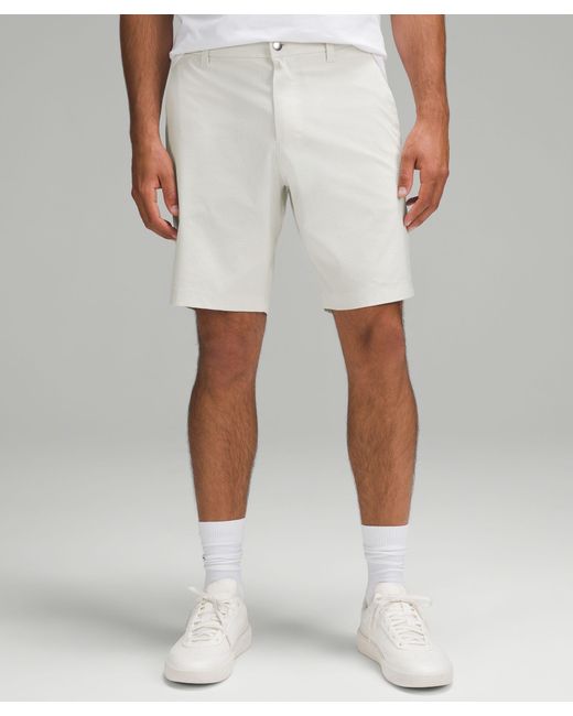 lululemon athletica White Abc Classic-fit Shorts 9" Wovenair for men