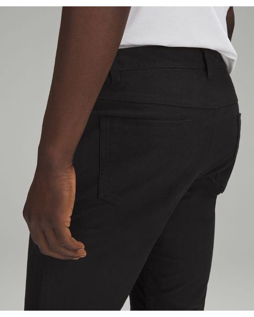 lululemon athletica Abc Slim-fit 5 Pocket Trousers 34"l Utilitech - Color Black - Size 28 for men