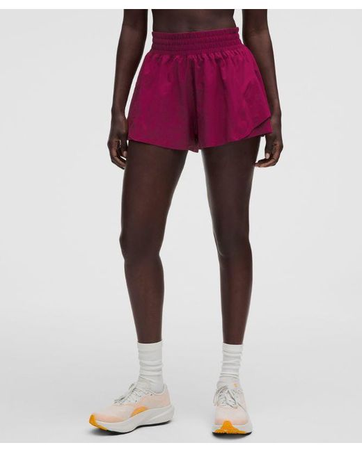 lululemon athletica Pink Shake It Out High-Rise Running Short 2.5"