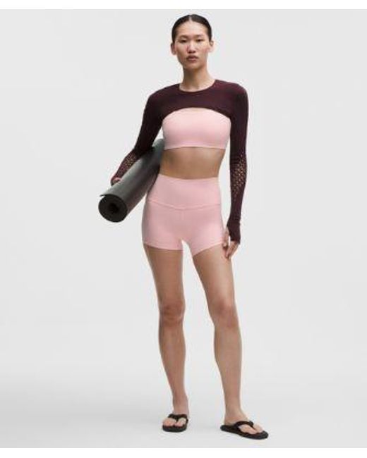 lululemon athletica Natural Flexyflex Squareneck Yoga Bra