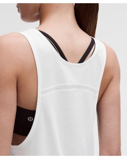 lululemon athletica White – Lightweight Classic-Fit Running Singlet – – Size Large