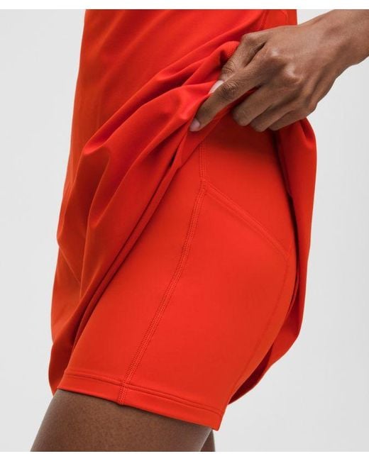 lululemon athletica Red Flow Y Dress
