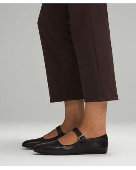 lululemon athletica Black Smooth Fit Pull-on High-rise Cropped Pants