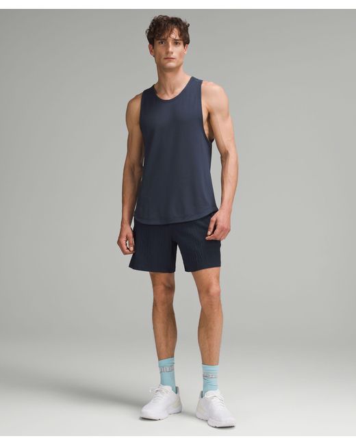 lululemon athletica Blue Pace Breaker Linerless Utility Shorts 7" for men