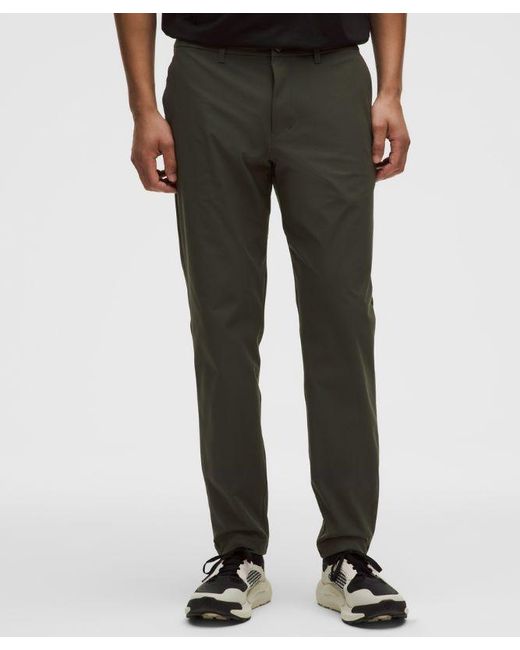 lululemon athletica Black Abc Slim-Fit Trouser 30L for men
