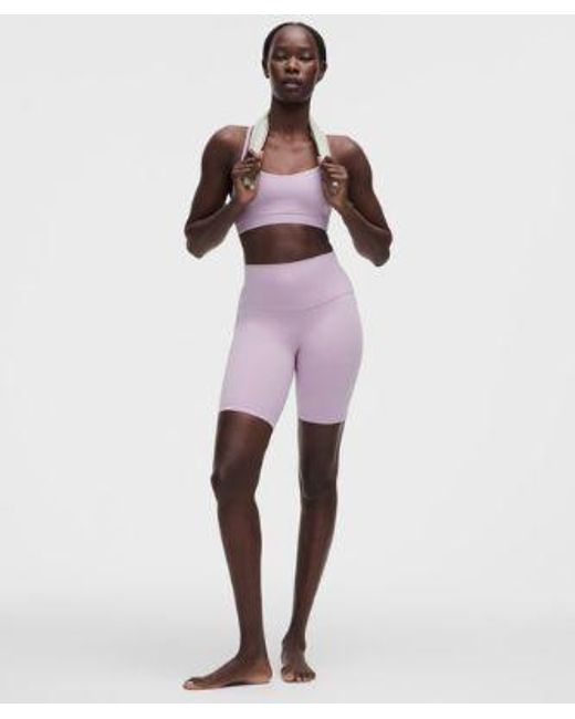 lululemon athletica Red Align High-Rise Short 8"