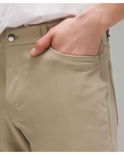 lululemon athletica Natural Abc Classic-fit 5 Pocket Pants 32"l Warpstreme for men