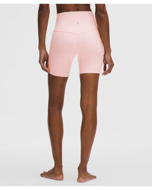 lululemon athletica Pink – Align High-Rise Shorts With Pockets – 6" – – Size 14