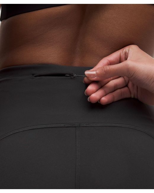 lululemon athletica Black – Swift Speed High-Rise Shorts – 6" – – Size 4