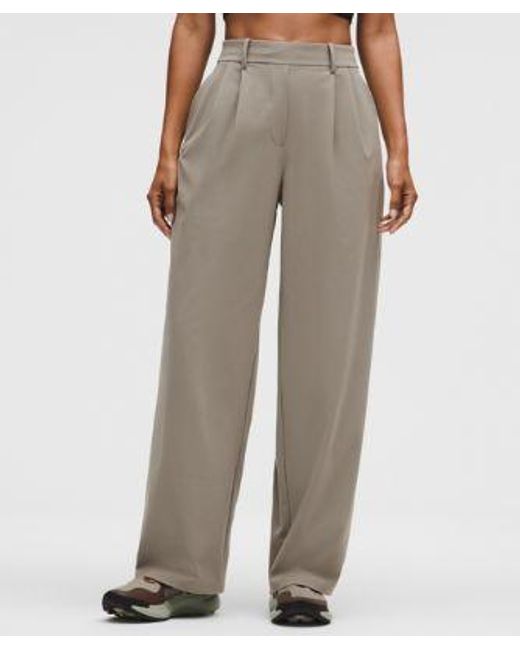 lululemon athletica Multicolor – Daydrift High-Rise Wide-Leg Trousers Regular – /Khaki – Size 6
