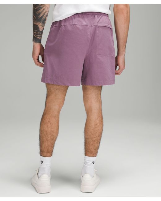 lululemon athletica Pink Bowline Shorts 5" Stretch Cotton Versatwill for men