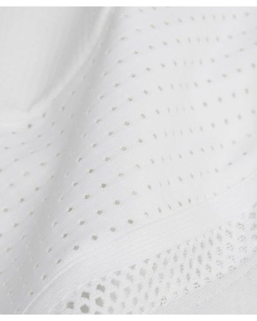 lululemon athletica White – Mesh-Panelled Tennis Shorts – 5" – – Size Large for men