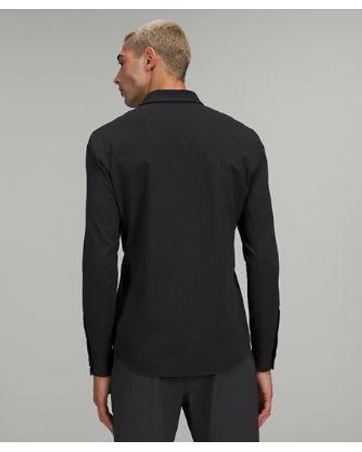 lululemon athletica Black – Commission Long-Sleeve Shirt – – for men