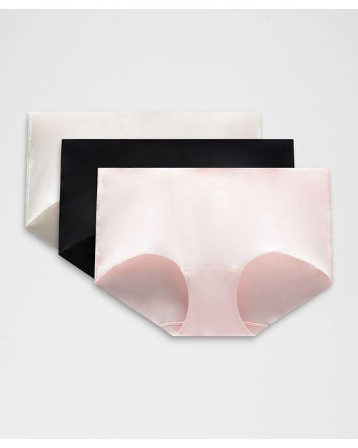 lululemon athletica Pink Invisiwear Mid-Rise Boyshort Underwear