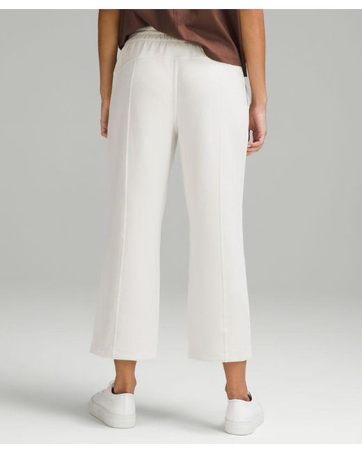lululemon athletica Softstreme High-rise Straight-leg Cropped Pants - Color White - Size 0