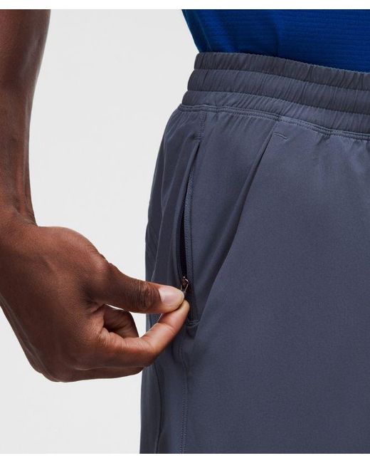 lululemon athletica Blue Pace Breaker Lined Short 7" for men