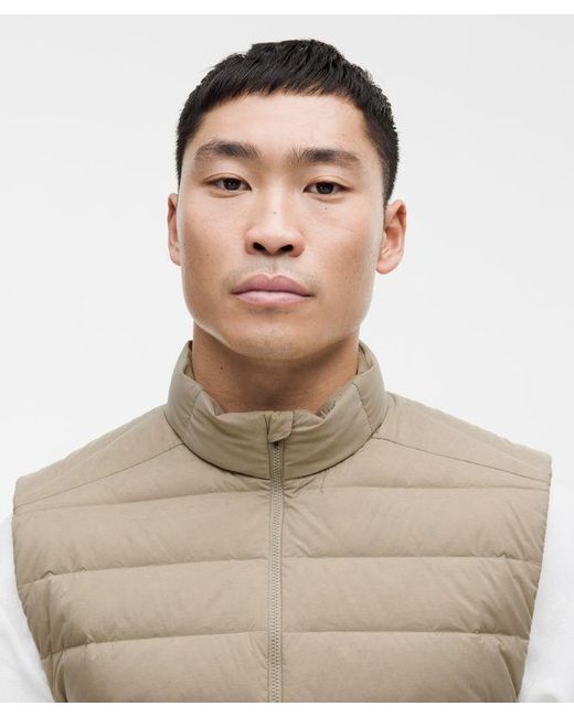 lululemon athletica Natural Navigation Down Vest for men
