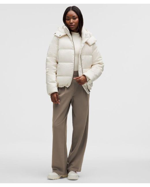 lululemon athletica Natural – Daydrift High-Rise Wide-Leg Trousers Regular Brushed – –