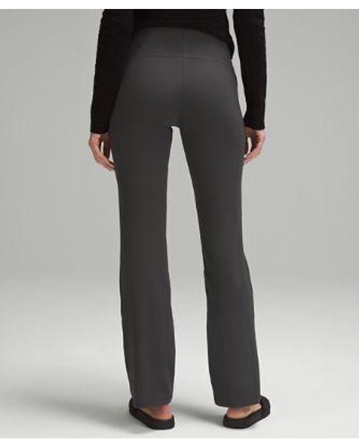 lululemon athletica Black Smooth Fit Pull-on High-rise Pants Regular