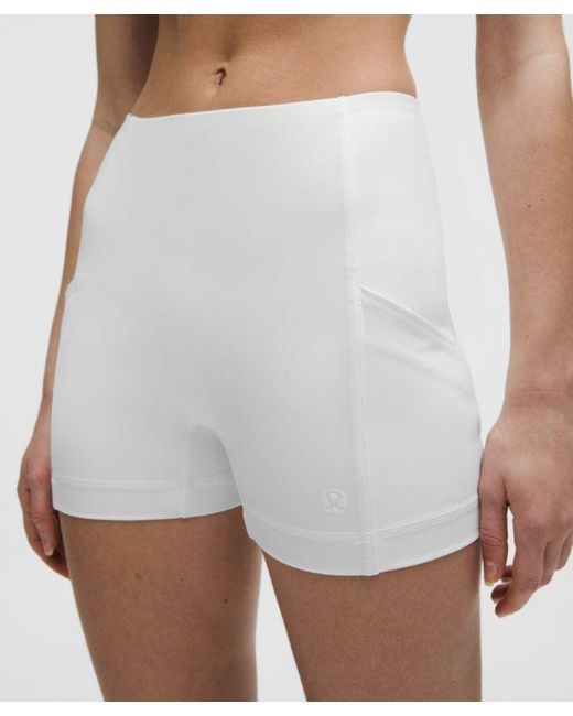 lululemon athletica Gray High-Rise Tennis Layering Short 3.5"