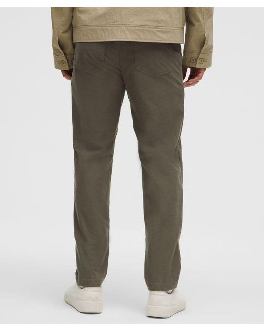 lululemon athletica Green Abc Classic-Fit 5 Pocket Pant 32L for men