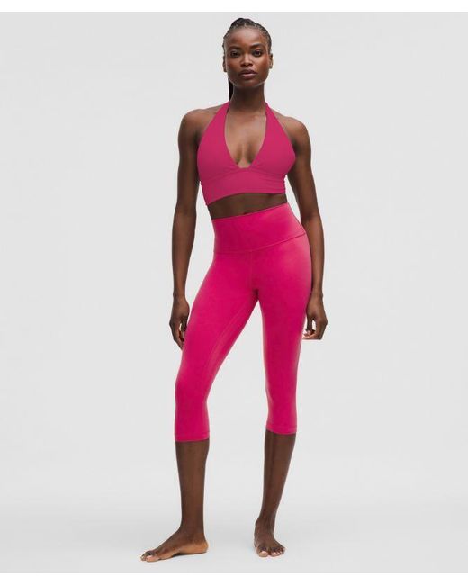 lululemon athletica Pink Align High-Rise Crop 17"