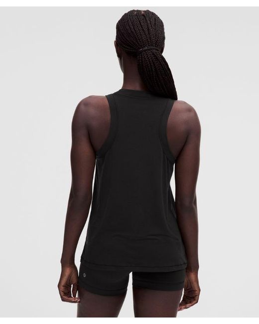 lululemon athletica Black Soft Jersey Training Tank Top