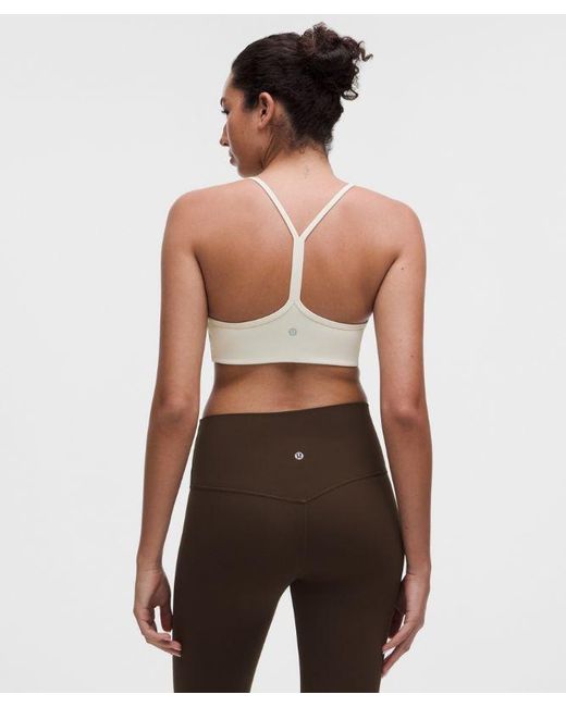 lululemon athletica Black – Flow Y Sports Bra Light Support, A/B Cup Evolve – – Size Large