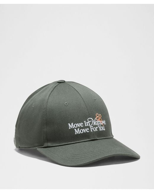lululemon athletica Green Structured Ball Cap