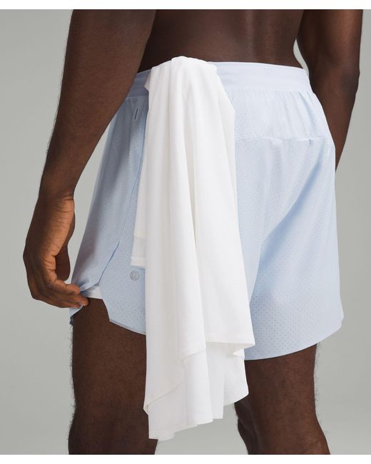 lululemon athletica White Fast And Free Lined Shorts 6" for men