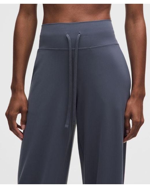 lululemon athletica Black – Groove High-Rise Wide-Leg Pants Regular – – Size 4
