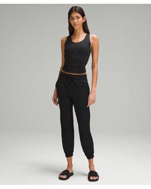 lululemon athletica Black Soft Jersey Classic-fit Mid-rise Joggers