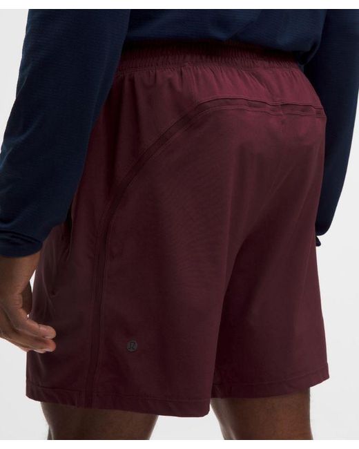 lululemon athletica Blue Pace Breaker Linerless Short 7" for men