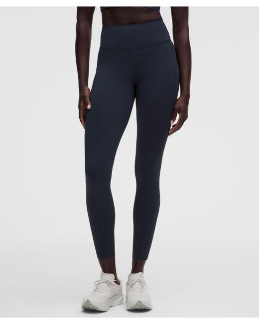 lululemon athletica Fast And Free High-rise Tight Leggings Pockets - 28" - Color Blue - Size 8