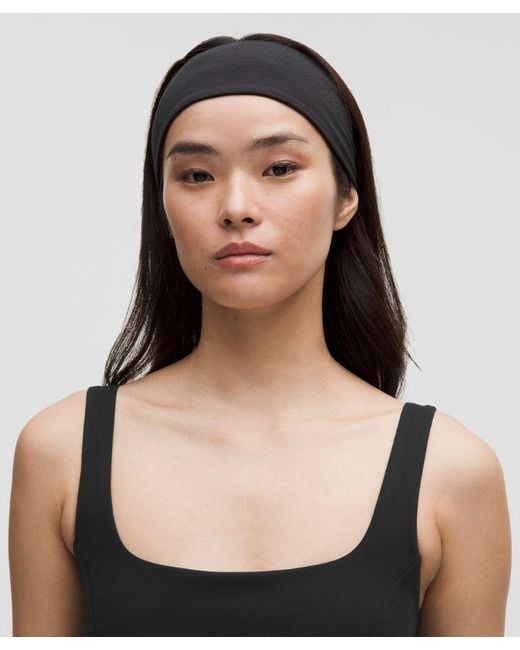 lululemon athletica Black Wunder Under Smoothcover Dress Light Support, A/B Cup