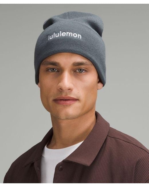 lululemon Warm Revelation Beanie Wordmark in Grey Lyst UK