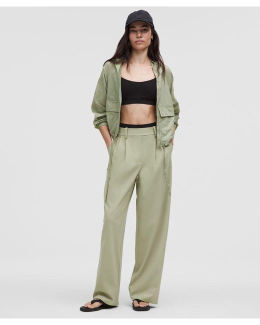 lululemon athletica Green Hood-Lite Relaxed-Fit Jacket