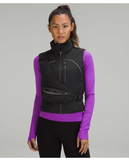 lululemon athletica Purple Storage Insulated Running Vest
